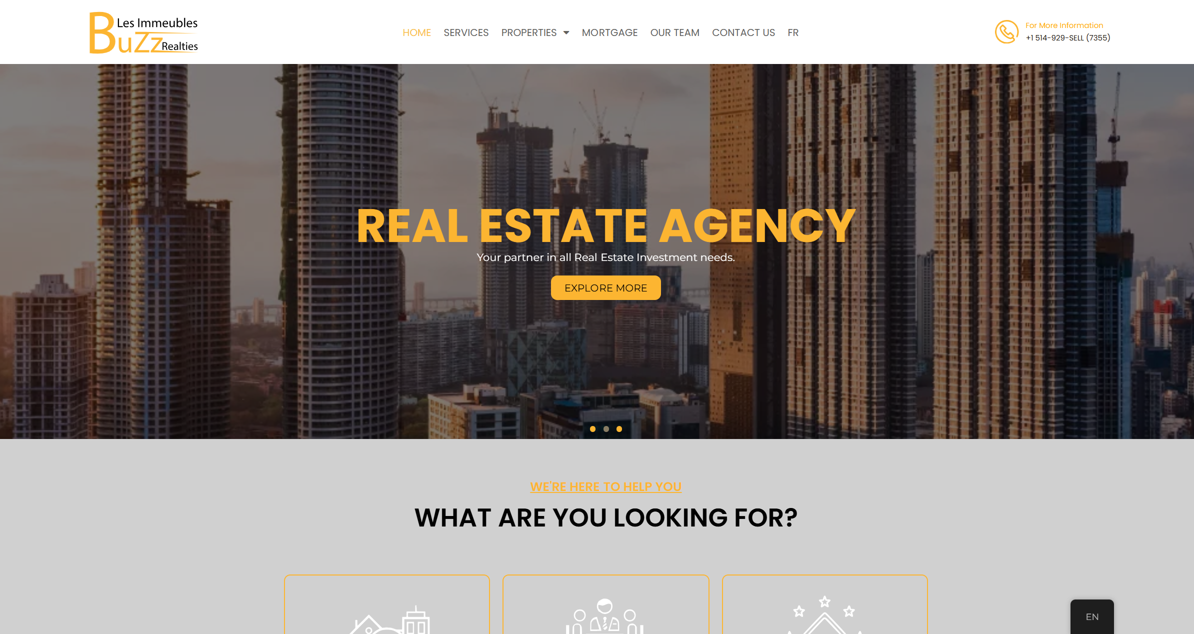 Real estate agency website